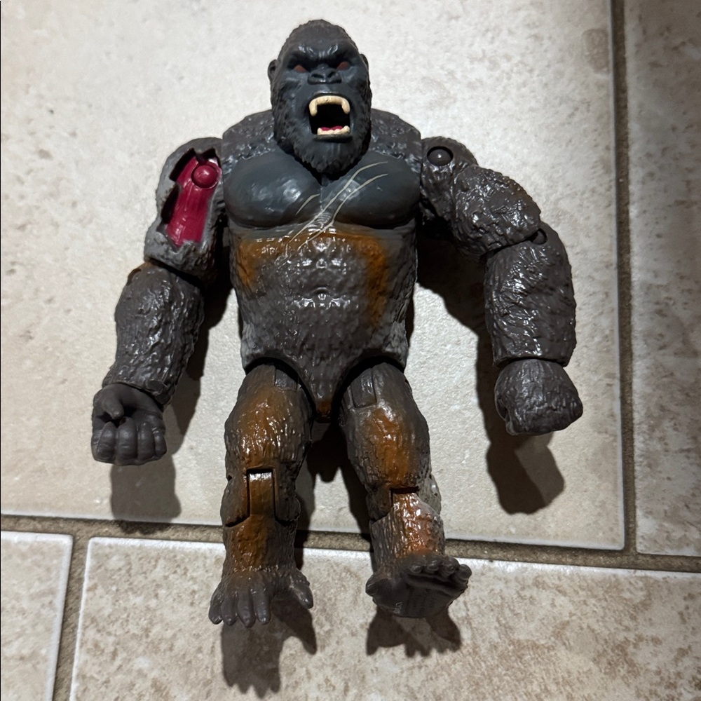 Gorilla Action Figure with Red Detail
